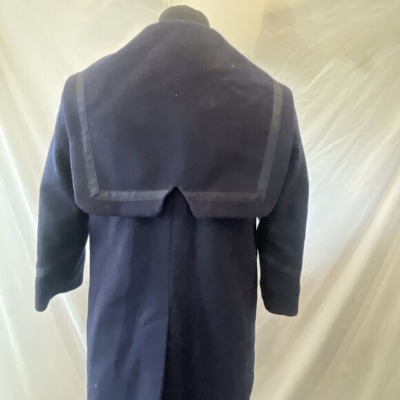 Vintage Rothschild Girls Sailor Navy Peacoat Size 7 ILGWU Union made USA - Picture 5 of 12